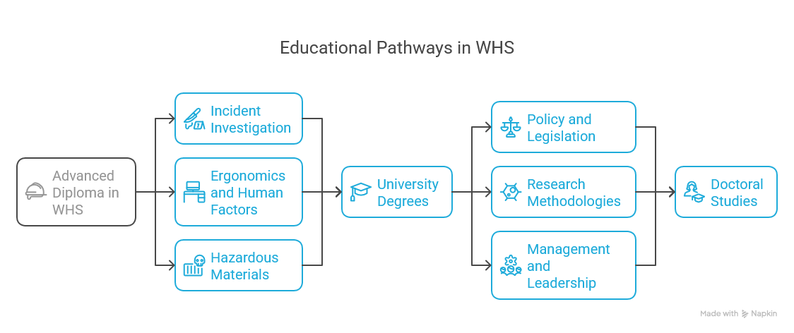 WHS Officer conducting a site safety inspection